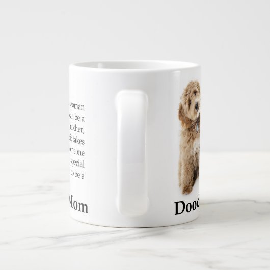 Doodle Dog Mama Grote Koffiekop (Achterkant)