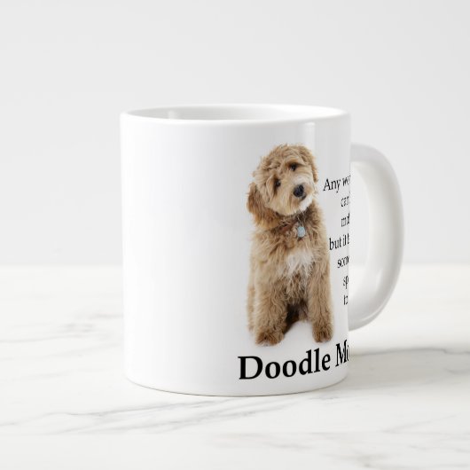 Doodle Dog Mama Grote Koffiekop (Voorkant rechts)