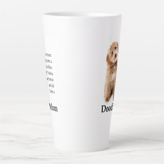 Doodle Dog Mama Latte Mok (Voorkant)