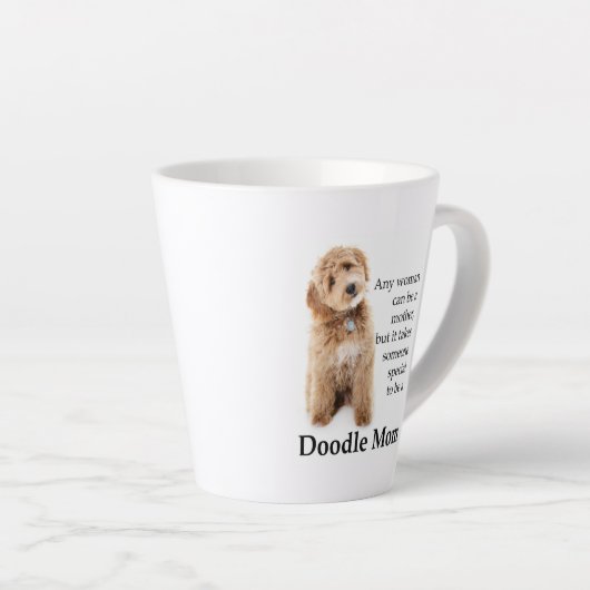 Doodle Dog Mama Latte Mok (Rechterhoek)