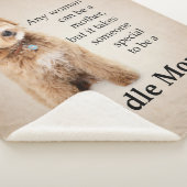 Doodle Dog Mama Sherpa Deken (3/4)