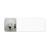 Doodle Dog Return Address Label (Voorkant)