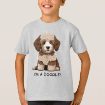 Doodle Dog schattig Aussiedoodle Puppy Kinder