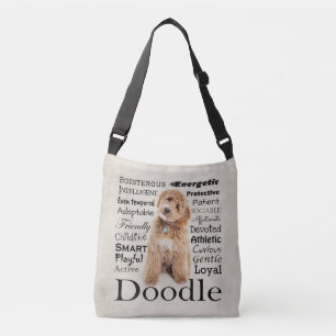 Doodle Dog Traits Crossbody Tas