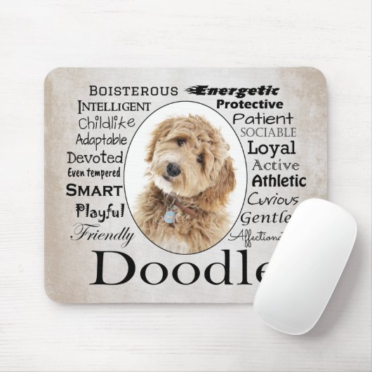 Doodle Dog Traits Muismat (Met muis)