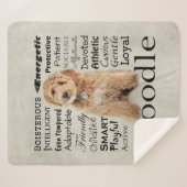 Doodle Dog Traits Sherpa Deken (Voorkant (horizontaal))