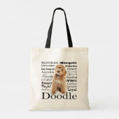 Doodle Dog Traits Tote Bag (Achterkant)