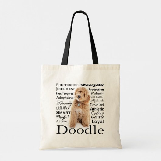 Doodle Dog Traits Tote Bag (Achterkant)