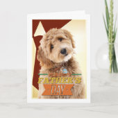 Doodle Dog Vaderdag Kaart (Voorkant)