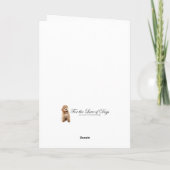 Doodle Dog Valentijn Kaart (Achterkant)