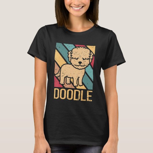 Doodle Dogs Dog Owner Goldendole Doodle T-shirt (Voorkant)