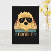 Doodle Dogs Goldendole Dog Owner Kaart (Gele Bloem)