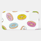 Doodle donuts patroon, naadloos ontwerp. Case-Mate iPhone case (Achterkant (horizontaal))