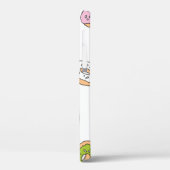 Doodle donuts patroon, naadloos ontwerp. Case-Mate iPhone case (Achterkant / Links)