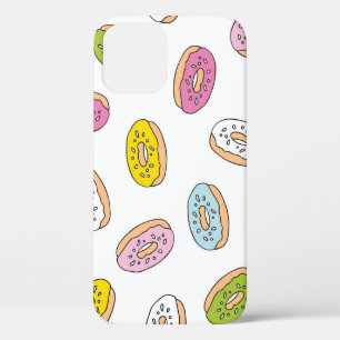 Doodle donuts patroon, naadloos ontwerp. Case-Mate iPhone case