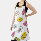 Doodle donuts patroon, naadloos ontwerp. schort (Insitu)