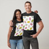 Doodle donuts patroon, naadloos ontwerp. t-shirt (Unisex)