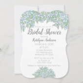 Doodle Drawing Vergeet me niet bruiloft Kaart (Voorkant)