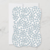 Doodle Drawing Vergeet me niet bruiloft Kaart (Achterkant)