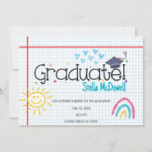 Doodle Dreams Afstuderen Kaart (Achterkant)