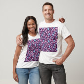 Doodle edelstenen, naadloze achtergrond. t-shirt (Unisex)