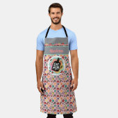 Doodle Eet Maaltijd Keuken Snijplank Schort (Gedragen)