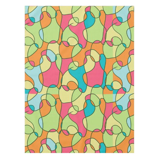 Doodle Elements Compositie Tafelkleed (Voorkant)