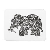 Doodle Elephant Magneet (Horizontaal)