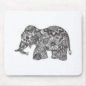 Doodle Elephant Muismat (Voorkant)