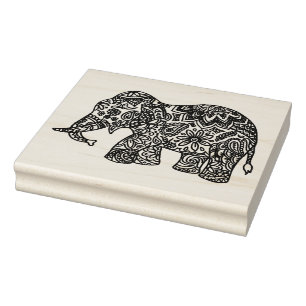 Doodle Elephant Rubberstempel