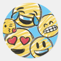 Doodle Emoji Cartoon Tween Teen Birthday