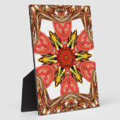 Doodle Floral Art Print Fotoplaat (Zijkant)