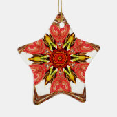 Doodle Floral Art Print Keramisch Ornament (Rechts)