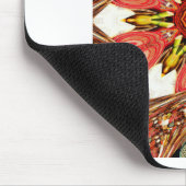 Doodle Floral Art Print Muismat (Hoek)