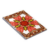 Doodle Floral Art Print Notitieboek (Rechterzijde)