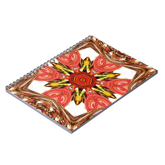 Doodle Floral Art Print Notitieboek (Linkerzijde)