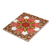 Doodle Floral Art Print Tegeltje (Zijkant)