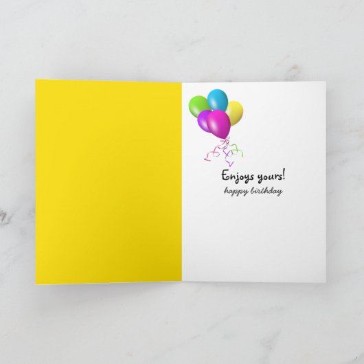 Doodle Flower Kaart (Binnen)