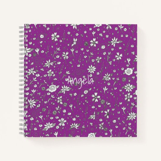 Doodle Flower Notitieboek  (Voorkant)