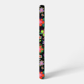 Doodle Flowers Bright en kleurrijk Samsung Galaxy Hoesje (Linkerkant)