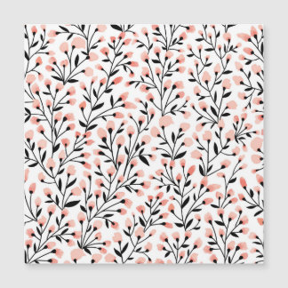 Doodle Flowers: Coral Bloemen Naadloos.