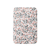 Doodle Flowers: Coral Bloemen Naadloos. Badmat (Voorkant Verticaal)