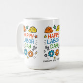 Doodle Fun Labor Day Koffiemok (Voorkant links)