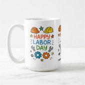 Doodle Fun Labor Day Koffiemok (Links)