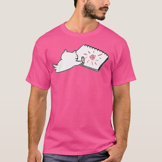 Doodle Fushigi Neko No Kyuu-Chan T-shirt (Voorkant)