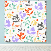 Doodle Garden Canvas Afdruk (Insitu (Houten vloer))