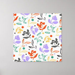Doodle Garden Canvas Afdruk