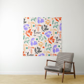 Doodle Garden Wandkleed (In Situ (horizontaal))