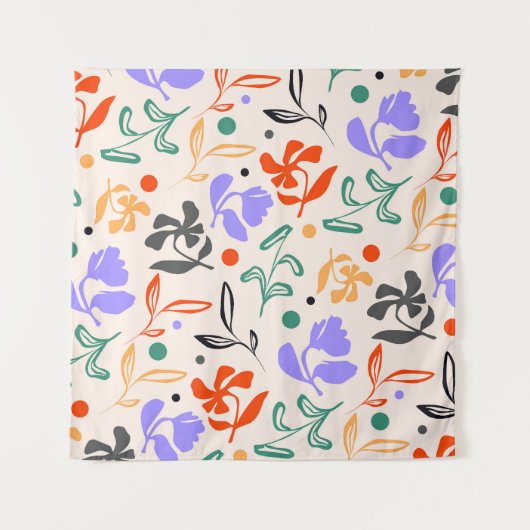 Doodle Garden Wandkleed (Voorkant)