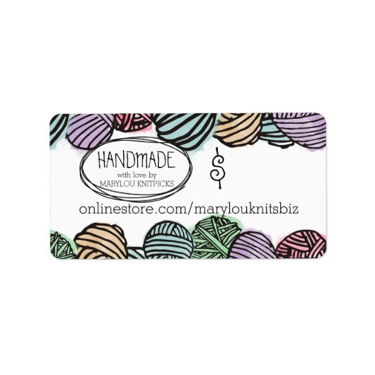 Doodle garen breit crochet homespun price label (Voorkant)